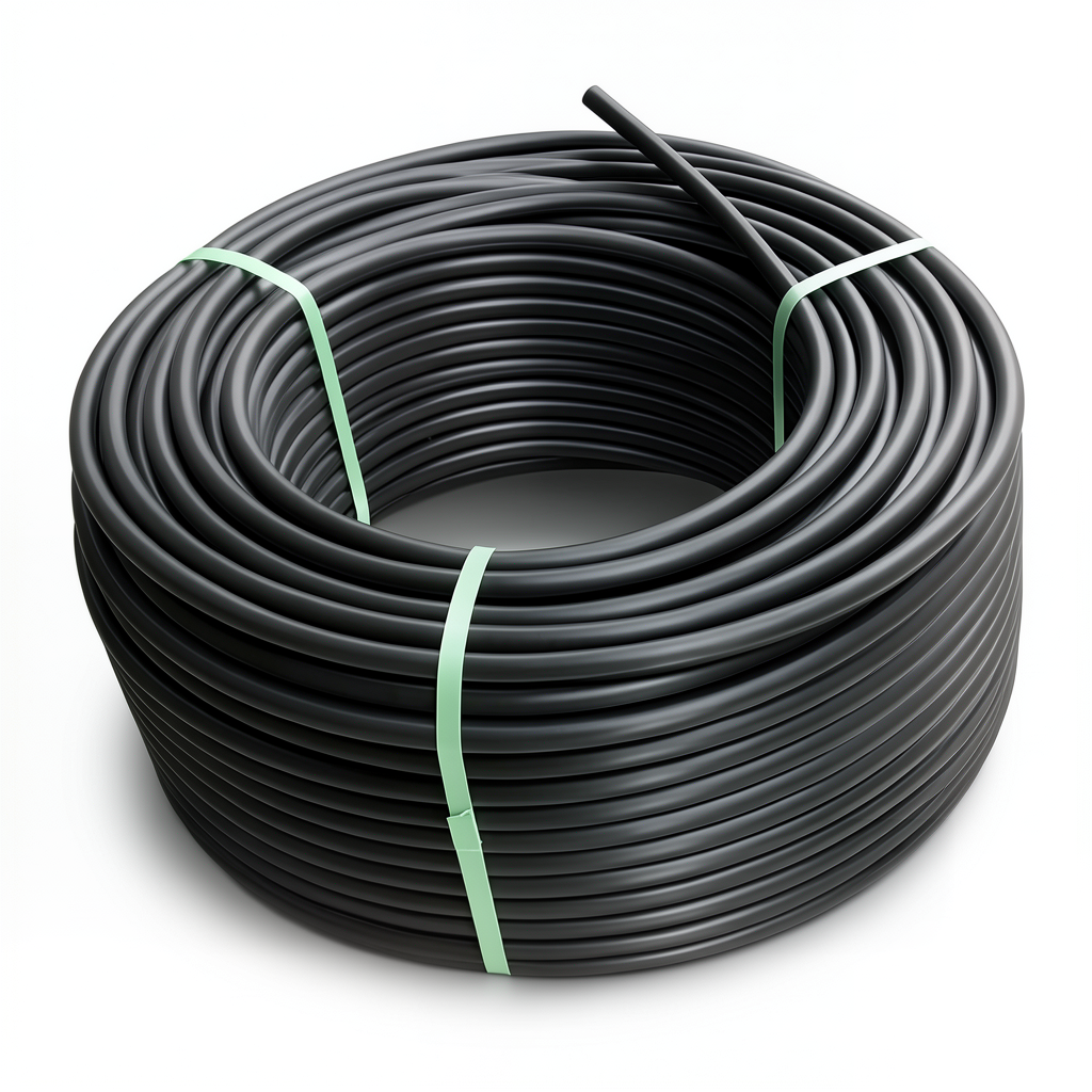 لفة أنابيب بلاستيك HDPE ضغط 19.2 بار PE 100 قطر خارجي 63 مم SDR 7.4 لون أسود