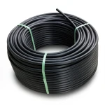 HDPE Plastic Coil Pipe PN 19.2 Bar PE 100 OD 75 mm SDR 7.4 Black