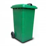 حاوية نفايات KOVANTO بعجلات سعة 240 لتر من HDPE