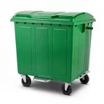 KOVANTO 1100L HDPE Plastic Wheelie Bin