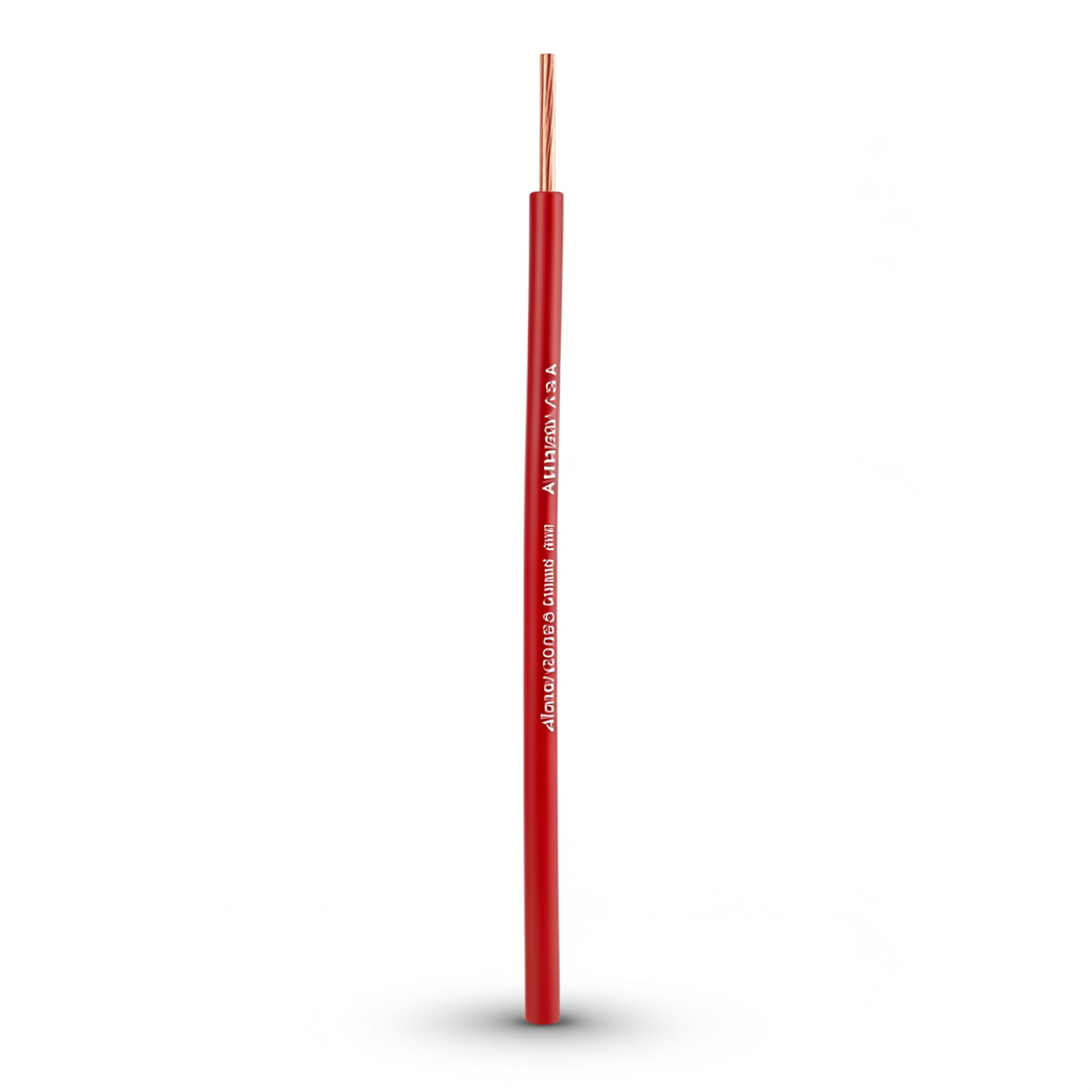 PVC Insulated Flexible Copper Wire 4mm 450/750V, Red | Alfanar by Al Fanar