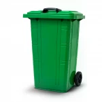 KOVANTO 120L HDPE Plastic Wheelie Bin