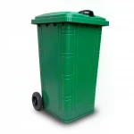 240L HDPE Plastic Wheelie Bin | KOVANTO