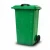 صندوق قمامة KOVANTO بعجلات سعة 120 لتر من HDPE