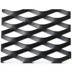 Hot Rolled Black Steel Expanded Metal Mesh Thickness 2 mm Width 1.22 m Length 2 m