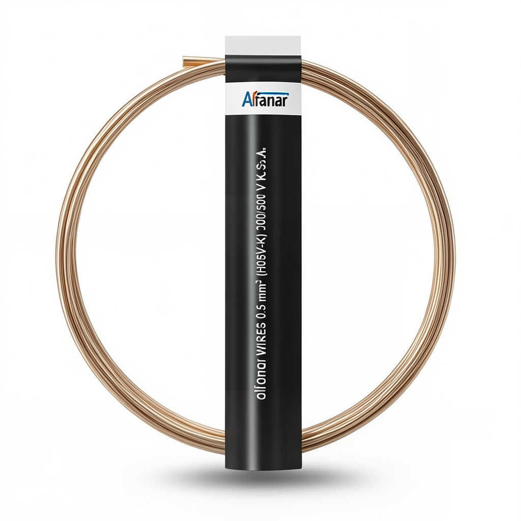 Alfanar 0.5mm2 Flexible Copper Wire 300/500V PVC Insulation 300ft | Al Fanar