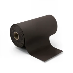 Plain Wall Decoration 10m x 0.53m, Dark Brown Color