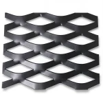 Hot Rolled Black Steel Expanded Metal Mesh Thickness 2 mm Width 1.22 m Length 4 m