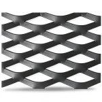 Hot Rolled Black Steel Expanded Metal Mesh Thickness 2 mm Width 1.22 m Length 5 m