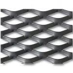 Hot Rolled Black Steel Expanded Metal Mesh Thickness 2 mm Width 1.22 m Length 6 m