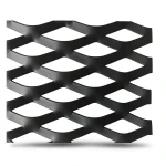 Hot Rolled Black Steel Expanded Metal Mesh Thickness 2.3 mm Width 1.22 m Length 2 m