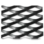 Hot Rolled Black Steel Expanded Metal Mesh Thickness 2.3 mm Width 1.22 m Length 3 m