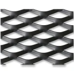 Hot Rolled Black Steel Expanded Metal Mesh Thickness 2 mm Width 1.22 m Length 5 m