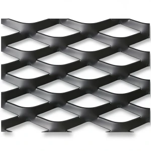 Hot Rolled Black Steel Expanded Metal Mesh Thickness 2 mm Width 1.22 m Length 5 m