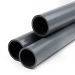 انابيب بلاستيك UPVC ضغط 12 بار مقاس 4 إنش سمك 6.9 مم لون رمادي غامق