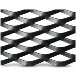 Hot Rolled Black Steel Expanded Metal Mesh 2.3 mm Thickness 1.22x6 m