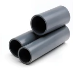 أنابيب بلاستيك UPVC ضغط 15 بار مقاس 3/8 إنش سمك 1.9 مم لون رمادي غامق