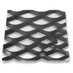 Hot Rolled Black Steel Expanded Metal Mesh Thickness 2.3 mm Width 1.22 m Length 2 m
