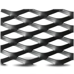 Hot Rolled Black Steel Expanded Metal Mesh Thickness 2.7 mm Width 1.22 m Length 1 m