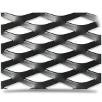 Hot Rolled Black Steel Expanded Metal Mesh Thickness 2.3 mm Width 1.22 m Length 3 m
