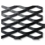 Hot Rolled Black Steel Expanded Metal Mesh Thickness 2.7 mm Width 1.22 m Length 5 m