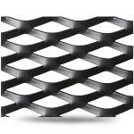 Hot Rolled Black Steel Expanded Metal Mesh Thickness 2 mm Width 1.22 m Length 3 m