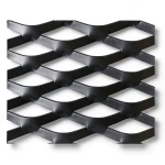 Hot Rolled Black Steel Expanded Metal Mesh Thickness 2.3 mm Width 1.22 m Length 7 m