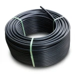 HDPE Plastic Coil Pipe Nominal Pressure 19.2 Bar PE 100 OD 63 mm SDR 7.4 Black
