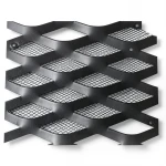 Hot Rolled Black Steel Expanded Metal Mesh Thickness 2.7 mm Width 1.22 m Length 1 m