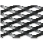 Hot Rolled Black Steel Expanded Metal Mesh Thickness 2 mm Width 1.22 m Length 5 m