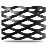 Hot Rolled Black Steel Expanded Metal Mesh Thickness 2 mm Width 1.22 m Length 6 m