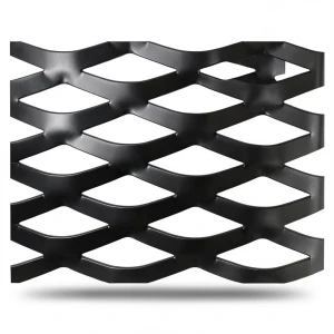 Hot Rolled Black Steel Expanded Metal Mesh Thickness 2 mm Width 1.22 m Length 6 m