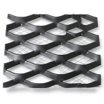 Hot Rolled Black Steel Expanded Metal Mesh Thickness 2 mm Width 1.22 m Length 7 m