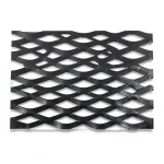 Hot Rolled Black Steel Expanded Metal Mesh Thickness 2.3 mm Width 1.22 m Length 1 m