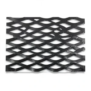 Hot Rolled Black Steel Expanded Metal Mesh Thickness 2.3 mm Width 1.22 m Length 1 m