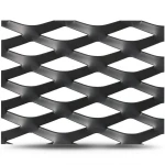 Hot Rolled Black Steel Expanded Metal Mesh Thickness 2.7 mm Width 1.22 m Length 5 m