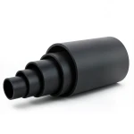 HDPE Polyethylene Pipe PN 9.9 Bar PE 100, 355 mm Diameter, SDR 13.6, Black