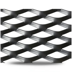 Hot Rolled Black Steel Expanded Metal Mesh Thickness 2.3 mm Width 1.22 m Length 2 m
