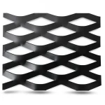 Hot Rolled Black Steel Expanded Metal Mesh Thickness 2.7 mm Width 1.22 m Length 6 m