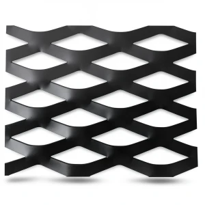 Hot Rolled Black Steel Expanded Metal Mesh Thickness 2.7 mm Width 1.22 m Length 6 m