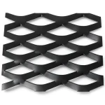 Hot Rolled Black Steel Expanded Metal Mesh Thickness 2.3 mm Width 1.22 m Length 3 m
