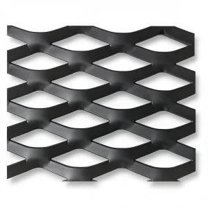 Hot Rolled Black Steel Expanded Metal Mesh Thickness 2.3 mm Width 1.22 m Length 5 m