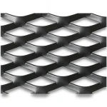 Hot Rolled Black Steel Expanded Metal Mesh 2.3 mm Thickness 1.22x6 m