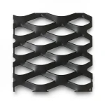 Hot Rolled Black Steel Expanded Metal Mesh Thickness 2.3 mm Width 1.22 m Length 7 m