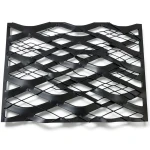 Hot Rolled Black Steel Expanded Metal Mesh Thickness 2.7 mm Width 1.22 m Length 1 m