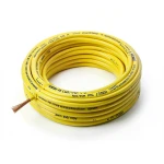 Single Core Stranded Electrical Wire CU/PVC 4mm 450/750V Yellow | Jeddah Cables Company