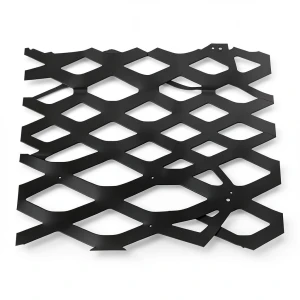 Hot Rolled Black Steel Expanded Metal Mesh Thickness 2.7 mm Width 1.22 m Length 2 m