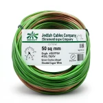 50sq mm Single Core Stranded Wire CU/PVC, 450/750V, Green | Jeddah Cables Company