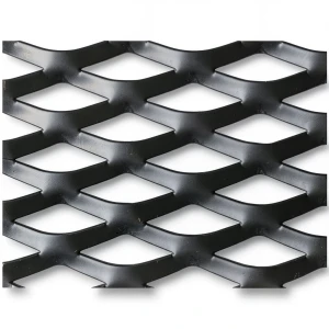 Hot Rolled Black Steel Expanded Metal Mesh Thickness 2.7 mm Width 1.22 m Length 3 m