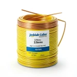 Single Core Stranded Electric Wire CU/PVC 2.5mm2 450/750V Yellow | Jeddah Cables Company
